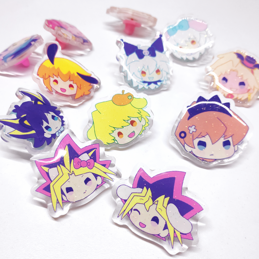 Pin de acrilico SanrioxYu-Gi-Oh!