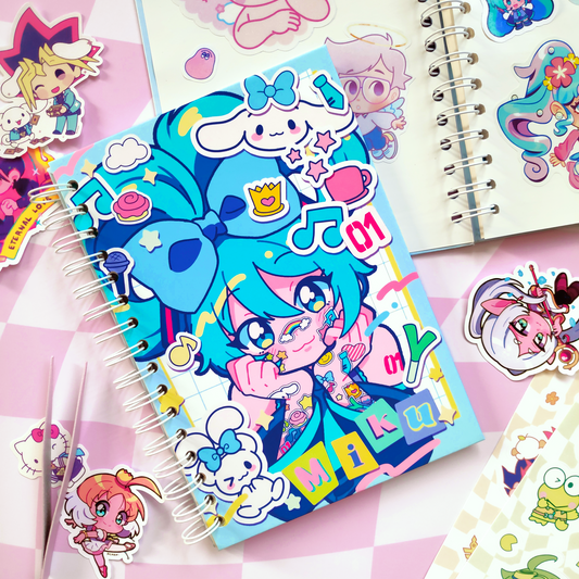 PREVENTA Libreta para stickers MikuxCinnamoroll