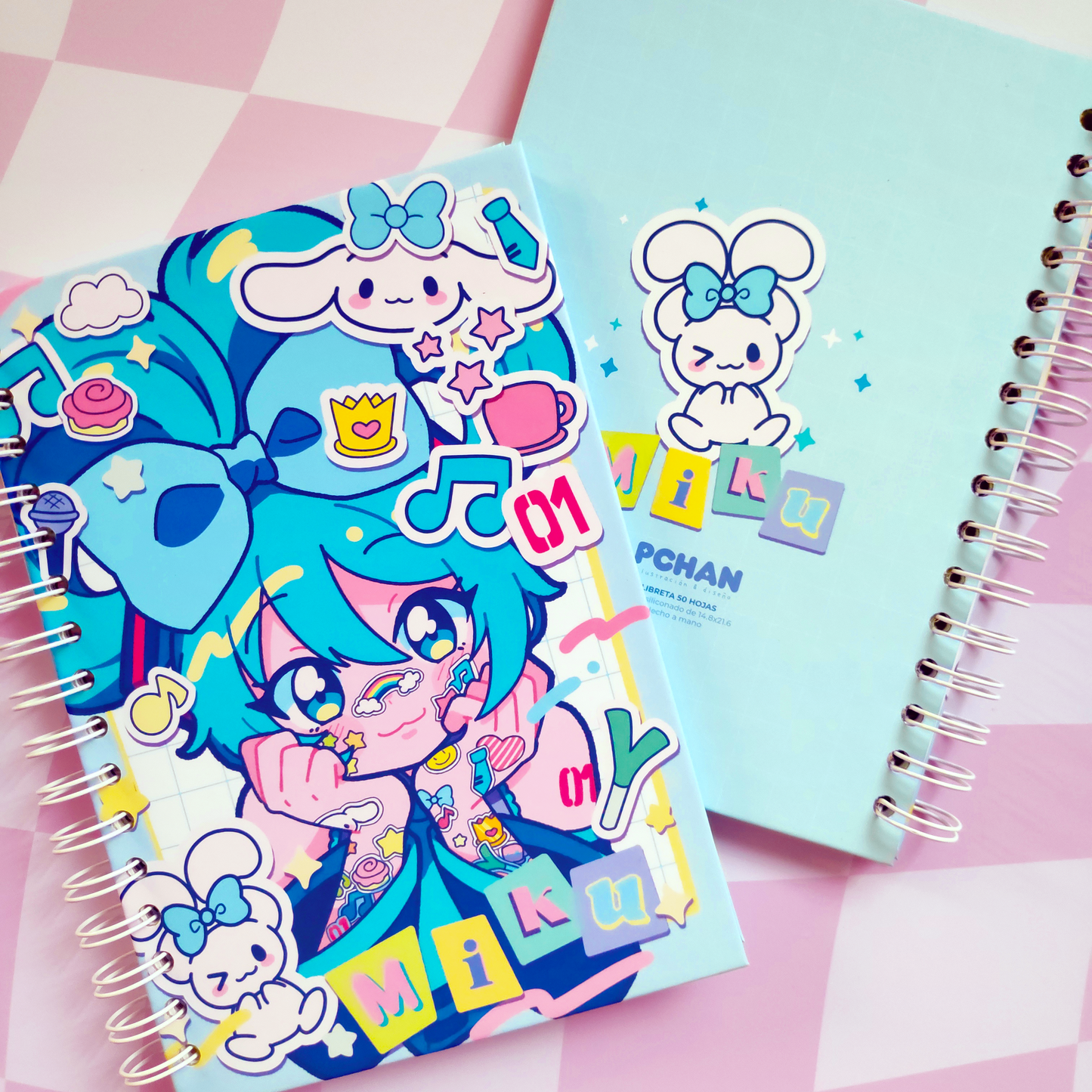 PREVENTA Libreta para stickers MikuxCinnamoroll