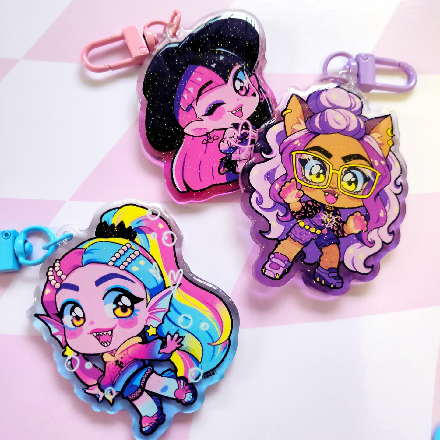 PREVENTA Llavero acrilco Monster High G3