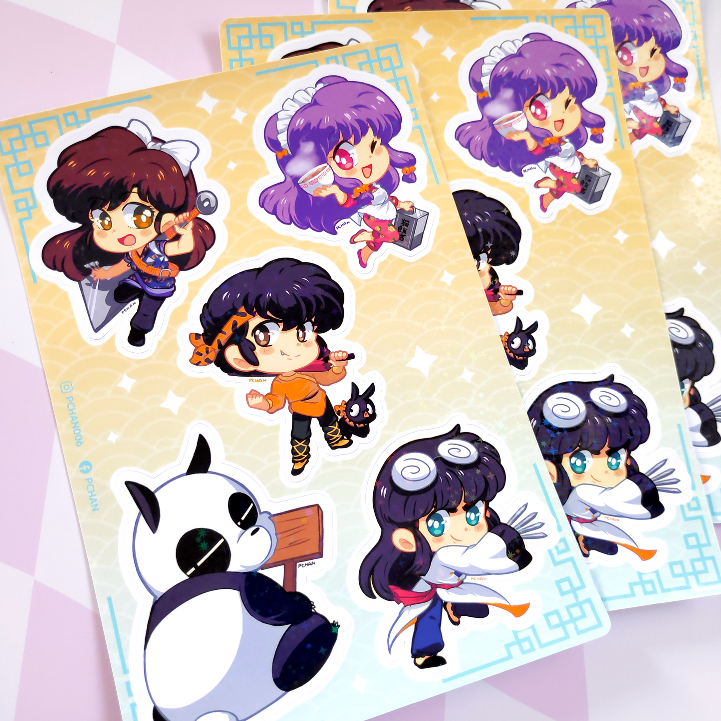 Sticker Sheet Ranma 1/2 B