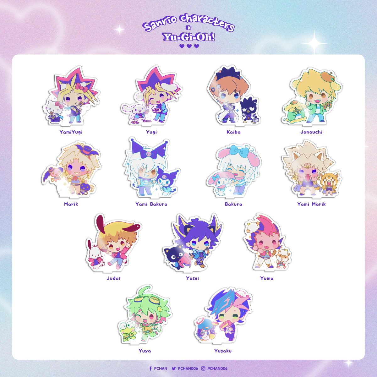 SanrioxYu-Gi-Oh! acrylic standee