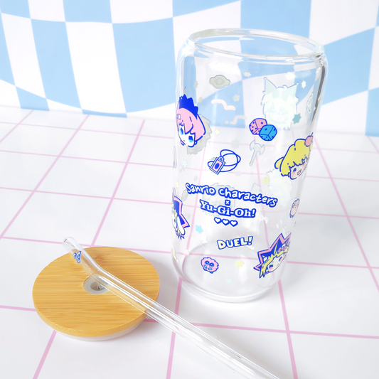 Vaso de vidrio SanrioxYu-Gi-Oh!