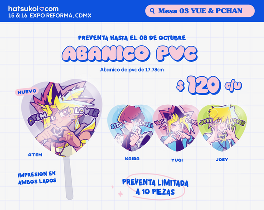 PREVENTA Abanico de pvc YGO