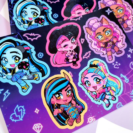 Sticker Sheet Monster High