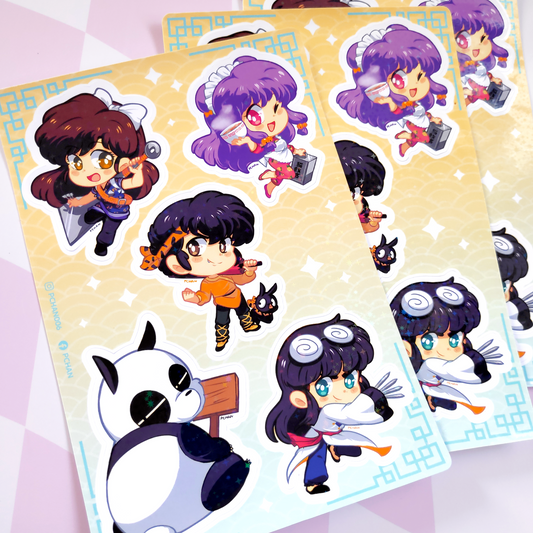 Sticker Sheet Ranma 1/2 B