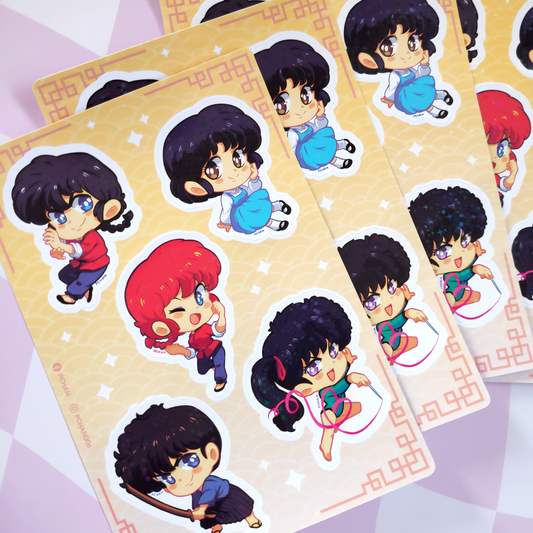 Sticker Sheet Ranma 1/2 A
