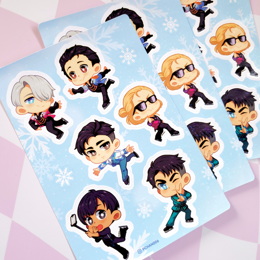 Sticker Sheet Yuri on Ice
