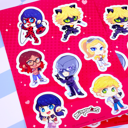 Sticker Sheet LadyBug