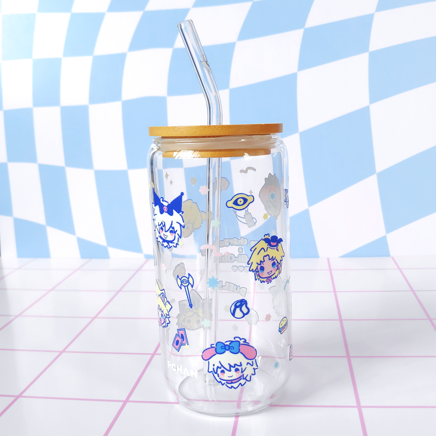 Vaso de vidrio SanrioxYu-Gi-Oh!