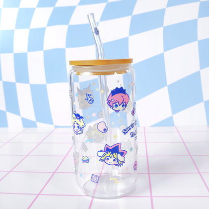 Vaso de vidrio SanrioxYu-Gi-Oh!
